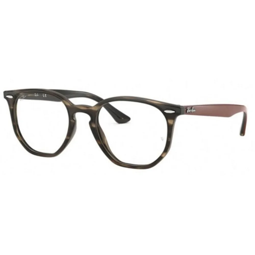 RAYBAN Unisex Eyeglasses RX7151-5798 Havana Green 52-19-145